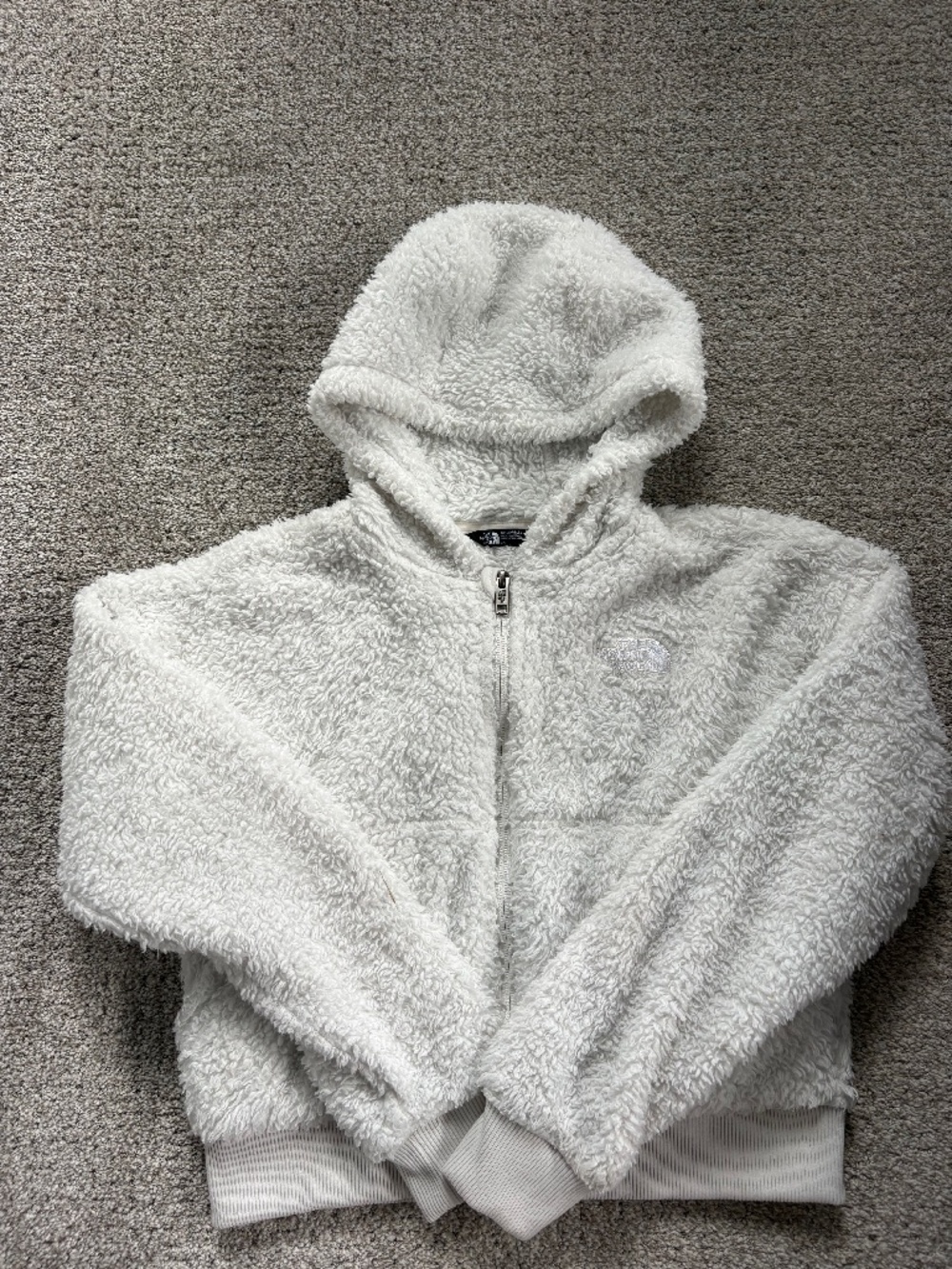 Girls North Face Suave Oso Hoodie Gardenia White Size Large (L) 12